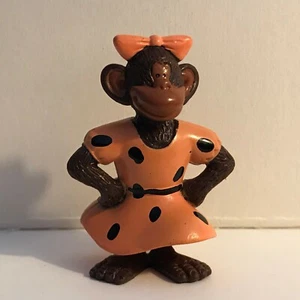 ANCIENNE FIGURINE PVC SINGE PUB LESSIVE OMO N° 3 - Foto 1 di 3