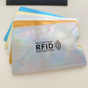 5 newest tech RFID blocking credit card protector RFID signal blocker sleeves