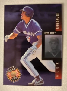 1994 Upper Deck Next Era Generation Alex Gonzales Baseball Insert Card #4 of 18 - Picture 1 of 2