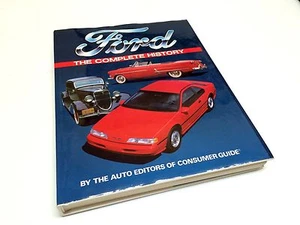 Ford The Complete History By Consumer Guide ©1990 folleto de libro de tapa dura - Imagen 1 de 3