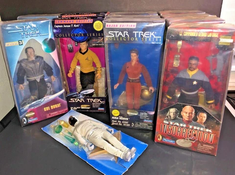 STAR TREK Command FEDERATION Bajor INSURRECTION Ed. Playmates VTG NIB -- U PICK Cover