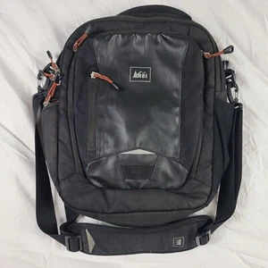 REI Co op Quantum Bolso Bandolera Negro Mochila de Viaje Camping Exterior Cordura - Imagen 1 de 9