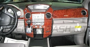 HONDA PILOT EX EX-L TOURING INTERIOR BURL WOOD DASH TRIM KIT SET 2009 2010 2011 - Picture 1 of 9