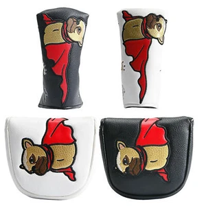 Waterproof Golf Putter Headcover With Magnetic Closure French Bulldog Headcover - Picture 1 of 16