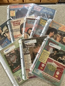 Country Song Roundup Magazine 1982, 1983 & 1985 - Lot Of 10 In Sleeves - Picture 1 of 15