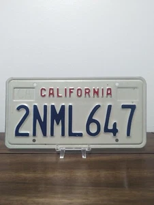 California License Plate #2NML647 Free Shipping - Picture 1 of 2