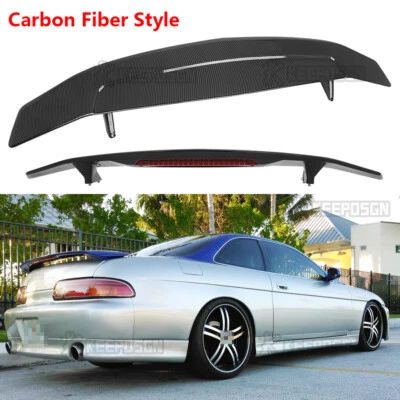 Carbon 52" Rear Trunk Spoiler Wing w/Brake Light For Lexus SC430 SC400 SC300 - Image 1 of 4