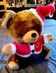 UCI, INC 20 Zoll großer Plüsch/gefüllter Weihnachtsmann Teddybär/Puppe; Urlaubsdekoration; kein Lite - Bild 1 von 12