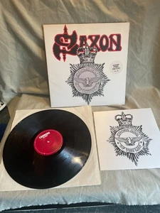 SAXON - STRONG ARM OF THE LAW - + GATEFOLD - + INSERT - 1980 ISSUE - A1/B1 -EX - Picture 1 of 9