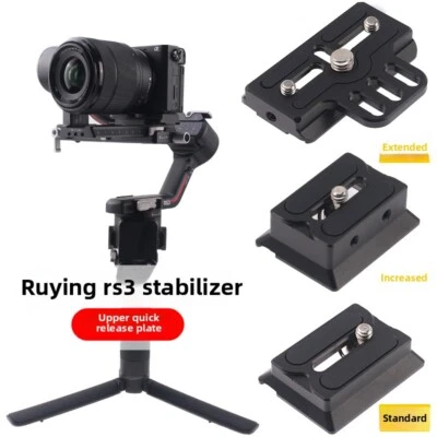 Upper Quick Release Baseplate QR Plate for DJI Ronin RS2 RSC2 RS3 Pro Arca-Swiss - Image 1 of 4