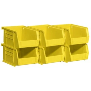 08212YELLO 30210 AkroBins Plastic Hanging Stackable Storage Organizer Bin 5-I... - Picture 1 of 7