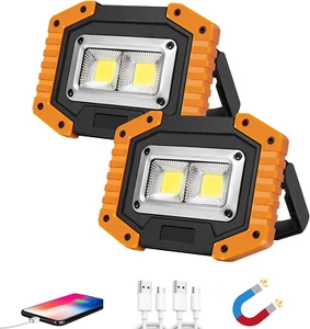 LED Work Light, OTYTY Rechargeable Work Light Portable Flood Lights Magnetic LED - Picture 1 of 8
