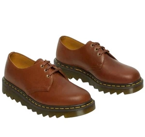 Dr. Martens 1461 Men's 12 Ziggy Luxor Leather Shoes Tan Brown - Picture 1 of 13