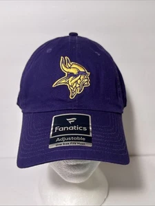 Minnesota Vikings NFL Fanatics Purple One Size Adjustable Dad Hat New - Picture 1 of 5