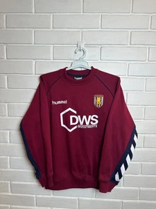 Hummel Aston Villa Herren Fußball Football Sweatshirt Gr. M sehr selten Shirt - Bild 1 von 19