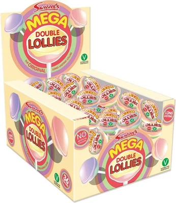 Swizzels Mega Double Lollies (36 Pieces)