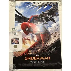 Tom Holland firmato 27x40 Spider-Man Homecoming poster film Brothers Trust certificato di autenticità - Foto 1 di 10