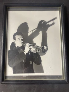 Harry James Vintage gerahmtes Foto Trompetenspieler 1950-1960 Zeitrahmen - Bild 1 von 3