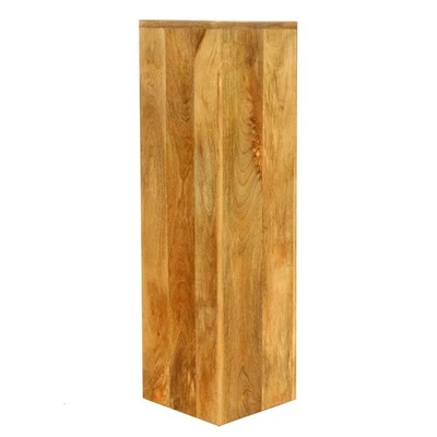 Säule Holzsäule Dekosäule Ständer Sockel Blumenständer Holz Natur groß 85 cm - Bild 1 von 4