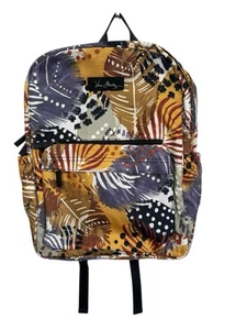 Vera Bradley bemalte Federn Campus Tech großer Laptop-Rucksack neu ohne Etikett nicht mehr produziert - Bild 1 von 19