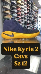 NIKE KYRIE 2 CAVS RETRO OG 819583-447 NBA CHAMPS SZ 12 AUTHENTIC VTG CLEAN RARE - Picture 1 of 5