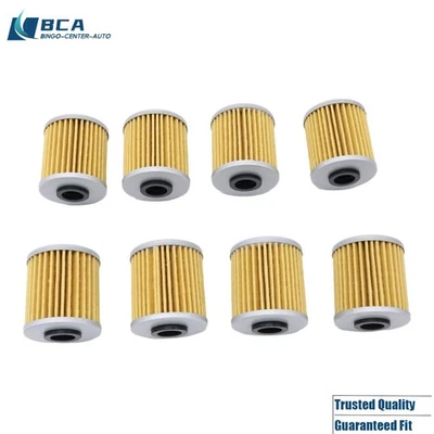 Se adapta a filtros de aceite 8 piezas para Suzuki 04-25 RMZ250 05-25 RMZ450 10-19 RMX450Z Foto 1 de 4