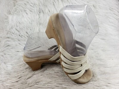 Sandalias Croft & Barrow Haven Rice blancas con tiras deslizables talla 8 Foto 1 de 4