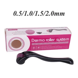 Rullo derma barba per perdita capelli crescita barba titanio rullo derma micro - Foto 1 di 12