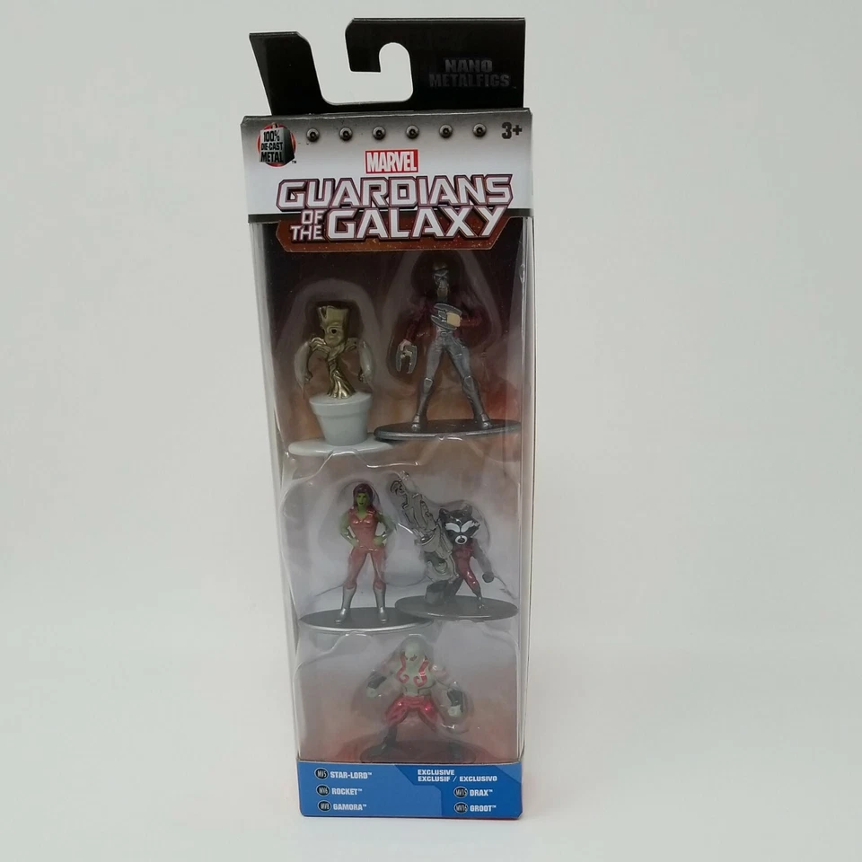 JADA TOYS MARVEL GUARDIANES DE LA GALAXIA NANO FIGURAS DE METAL 2" Foto 1 de 1