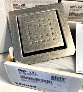 NEW Kohler K-8003-VNT WaterTile 22-Nozzle Square Stimulating Body Spray 2.5 GPM - Picture 1 of 2