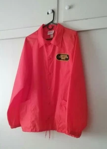 Vtintage HARTWELL Windbreaker Jacket Orange X-Large 46-48 "UNITED CONCRETE PIPE" - Picture 1 of 8