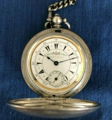Antique Silver K Serkisoff Billodes Pocket Watch  - Image 1 of 4