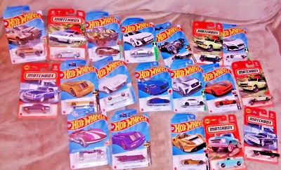 HOT WHEELERS AND MATCHBOX  19 CARS FOR SALE $27 - Image 1 of 2