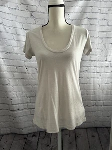 NUEVO CON ETIQUETAS Camiseta Estándar James Perse Gris Claro Manga Corta Top Talla 1 Pequeña - Imagen 1 de 6