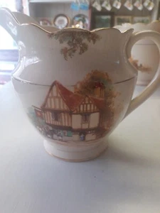 VINTAGE FALCONWARE JUG, 5 inches Tall, COTTAGE PATTERN - Picture 1 of 5