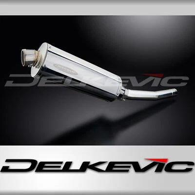 Yamaha YZF-R6 1998-2002 Delkevic Slip On 14" Oval Stainless Exhaust Muffler Kit - Imagem 1 de 4