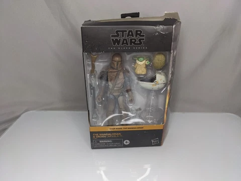 Star Wars The Black Series The Mandalorian and Grogu (Arvala-7) *Damaged Box* Cover