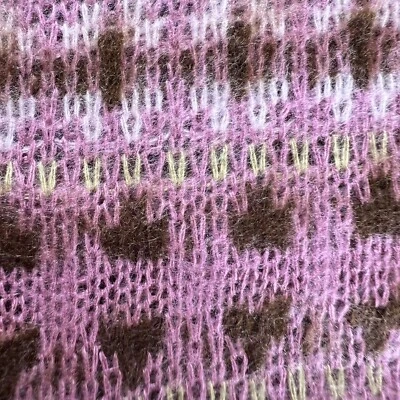 Heart Design Light Sweater fabric ￼52" x 160" - Image 1 of 4