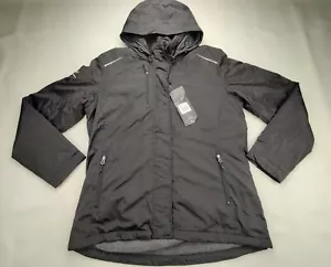 Landmark Wmn's Large Arden Fleece Lined Full Zip/Snaps Black Jacket "NEW" - Picture 1 of 12