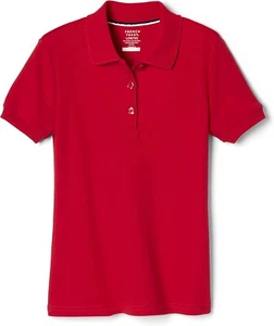 French Toast Girls' Short Sleeve Picot Collar School Uniform Shirt 14/16 Plus - Picture 1 of 4