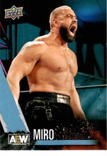 2021 AEW Upper Deck #9 Miro Wrestling Card