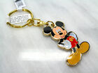 Mickey Mouse Key Chain Disney Resort Gold Tone Trim