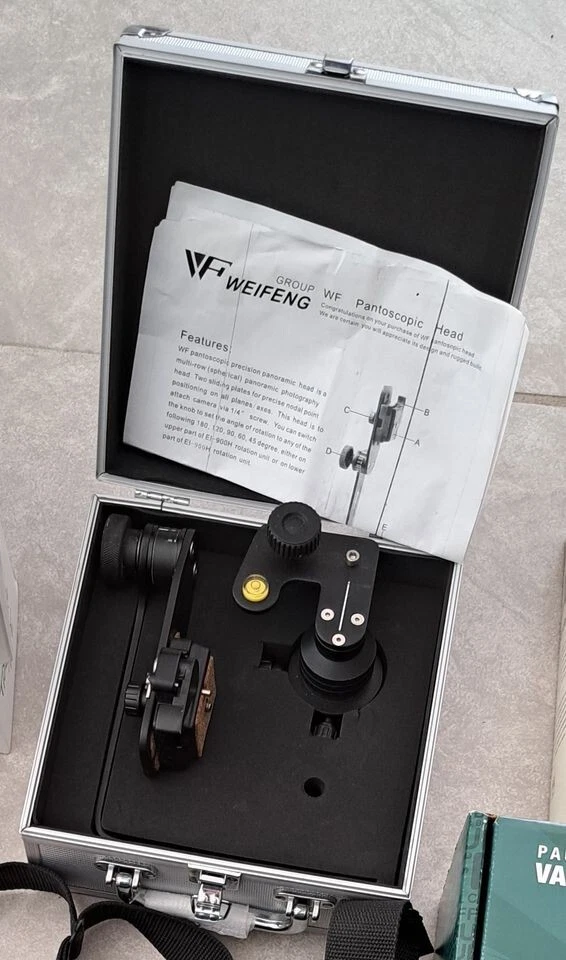 Профессиональная панорамная штативная головка с ротаторами и чехлом - Изображение 1 из 1