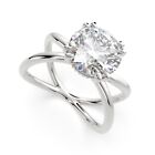 2 Ct Lab Created Round Cut Solitaire Diamond Engagement Ring VS2 F White Gold