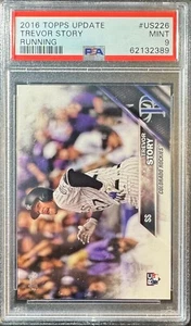 TREVOR STORY 2016 Topps Update Series RUNNING #US226 PSA 9 MINT RC QTY - Picture 1 of 2