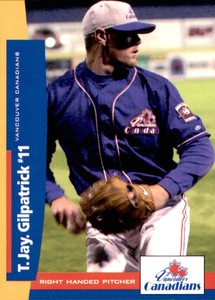 2001 Vancouver Canadians Minor Miracles #8 T.Jay. Gilpatrick Cody Wyoming Card