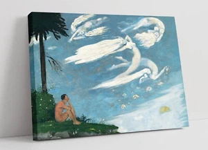 ARNOLD PETER WEISZ-KUBINCAN, COMPOSITION -CANVAS WALL ARTWORK PICTURE PRINT - Picture 1 of 2