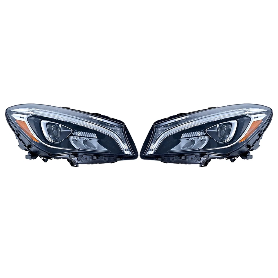 Juego de faros LED izquierdo y derecho Hella para Mercedes-Benz C117 CLA250 2016-2018 Foto 1 de 1