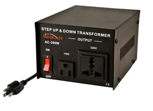 300W Voltage Converter Transformer Step Up/Step Down 110v-220v/220v-110v - Picture 1 of 4