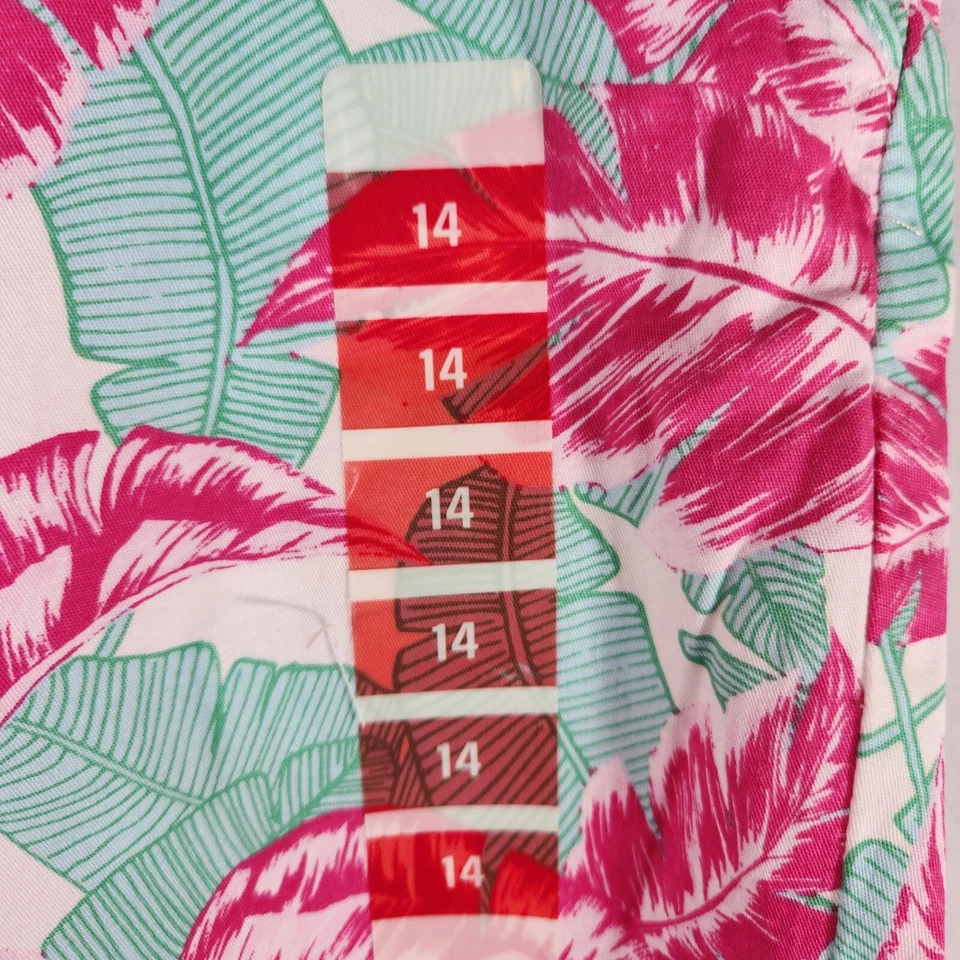 Pantalones Cortos Caribbean Joe Estampado Coral 5" Entrepierna, Bolsillos, Cremallera Mosca (KK-21) NUEVOS CON ETIQUETAS Foto 1 de 1